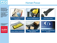 Tablet Screenshot of humanfocus2.co.uk